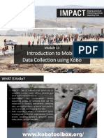 IMPACT - Introduction To Data Collection With KoBo PDF