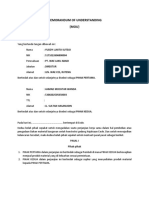 Memorandum of Understanding (MW)