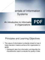 Fundamentals of Information Systems