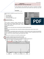 Modul Praktikum Microsoft Office Word 2007 PDF