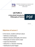 SIX1001 2019 Lecture 2