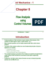 Fluid Mechanics - 1: Flow Analysis Using Control Volumes