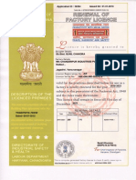 Factory License