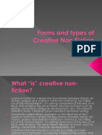 14 Forms and Types of Creative Non Fiction