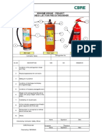 07 Check List For Fire Extinguisher