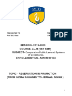 Reservation in Promotion-1