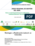 Reintegro Laboral en Colombia Congreso Pereira