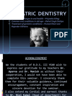 Geriatric Dentistry New