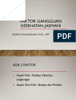 Faktor Gangguan Kesehatan