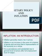 Monetary Policy AND Inflation