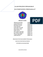 Makalah Strategi Positioning Pemasaran