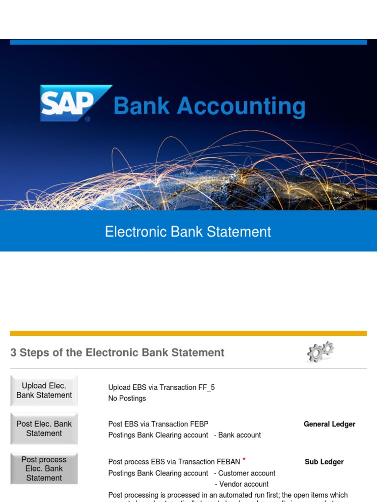 Electronic Bank Statement PDF