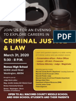 Law and Criminal Justice Flyer 1