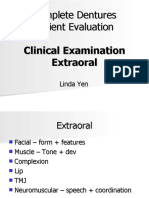 Complete Dentures - Extraoral Exam