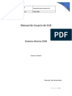 Manual Alarma G18