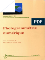 Photogrammetrie Numerique PDF