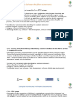 Sample Software Problem Statements PDF
