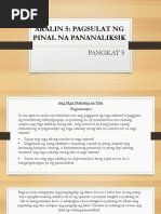 Pagsulat NG Introduction at Background | PDF
