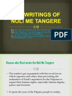 The Writings of Noli Me Tangere
