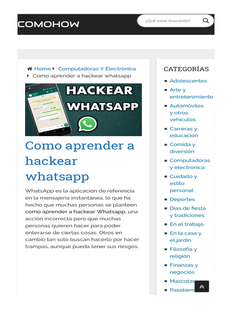 Como hackear whatsapp pdf
