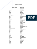 ABRREVIATURAS Y SU SIGNIFICADO