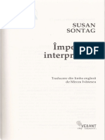 Impotriva interpretarii - Susan Sontag 