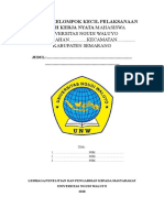 Format Laporan Pelaksanaan KKN UNW Angkatan Ke-II Tahun 2018-3