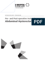 Abdominal Hysterectomy