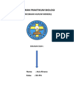 Laporan Praktikum Biologi Hukum Mendel