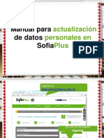 Manual Actulizacion Datos Sofiaplus