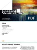 Ansible Playbook for ArubaOS-Switch Configuration