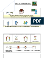 Clase de educación física con Dario