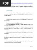 Comment lire un livre