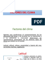 3 Factores Del Clima