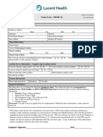 MEDICAL CLAIM FORM