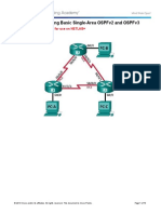 10.2.3.3 Lab Troubleshooting Basic Single Area OSPFv2 and OSPFv3