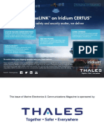 Thales VesseLINKTM On Iridium CERTUSSM