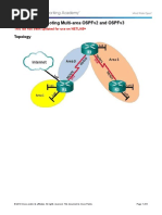 10.2.4.5 Lab Troubleshooting Multi Area OSPFv2 and OSPFv3