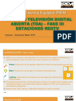 Capacitacion Tecnica Equipos IREM - Proyecto TDA REDTV