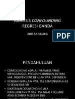 Analisis Confounding Regresi Ganda MST