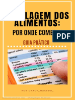 Rotulagem Dos Alimentos Por Onde Começar Guia Prático PDF