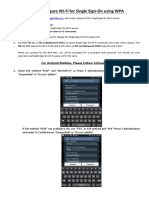 Wifi With Single Signon PDF
