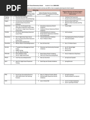 Annual Calendar