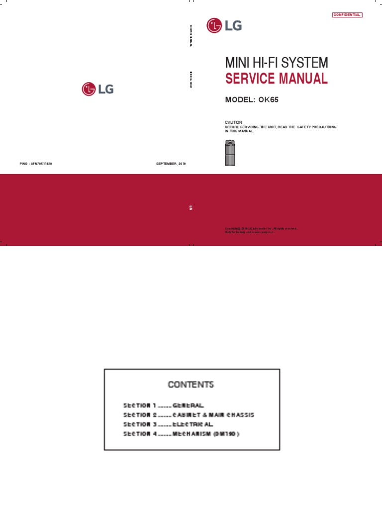 LG Ok65 | PDF | Electrostatic Discharge | Electrostatics