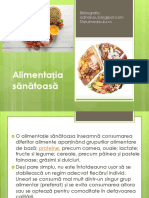 Alimentația Sănătoasă