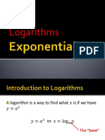 Logarithm Notes