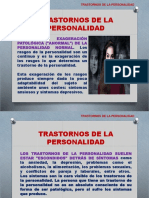 TRASTORNO DE LA PERSONALIDAD Exposicion