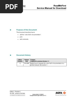 Agfa Cr35x Cr25x Service Manual Pdf Pdf Puting And Information Technology Science