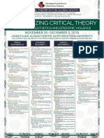 Decolonizing, Critical Theory Schedule v20-1