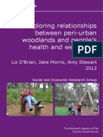 Peri-Urban Woods and Health Report 2012